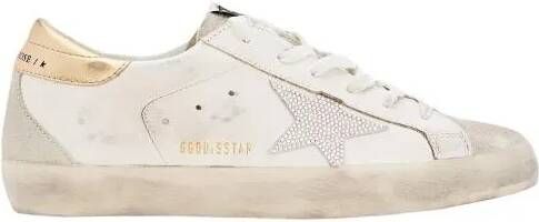 Golden Goose Sneakers Super Star Leather Sneakers in wit