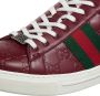 Gucci Low-Top Sneakers Ace Sneaker With Web in rood - Thumbnail 1