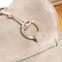 Gucci Loafers Horsebit Suede Loafers in taupe - Thumbnail 1