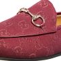 Gucci Loafers W Jordaan Canvas Loafer in rood - Thumbnail 1