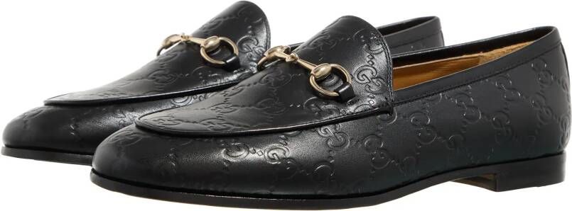 Gucci Loafers Moccassin Jordaan in zwart