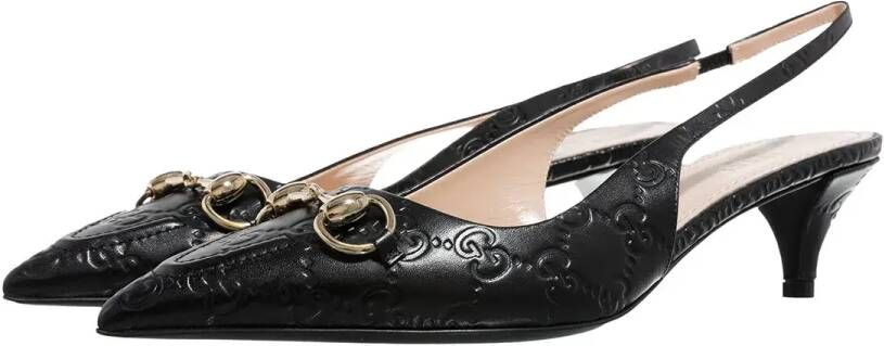 Gucci Low-Top Sneakers Sandal Slingback in zwart