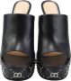 Gucci Pumps & high heels Sandalo Slider nero In Pelle in zwart - Thumbnail 1