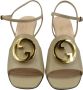 Gucci Sandalen Sandalo con tacco Blondie beige in beige - Thumbnail 1