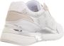 GUESS Moxea12 Dames Sneakers Hoog White Grey - Thumbnail 3