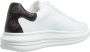 Guess Dames Vibo Leren Sneakers Wit Goud White Dames - Thumbnail 3