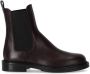 Guglielmo Rotta Bordeaux Chelsea Boots met Zwarte Elastiek Red Dames - Thumbnail 2