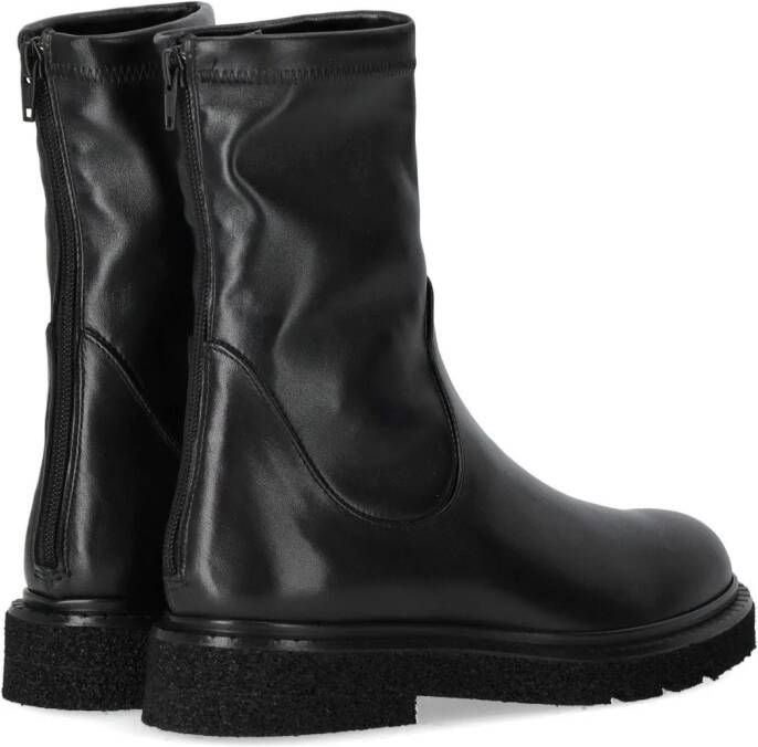 Guglielmo Rotta Boots KREMS SCHWARZE STIEFELETTE in zwart