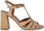 Guglielmo Rotta Sandalen Jersey Beige Heeled Sandal in bruin - Thumbnail 2