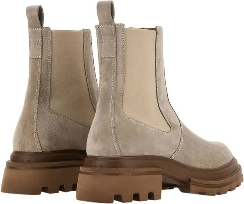 Hogan Boots & laarzen Chelsea Ankle Boots in beige