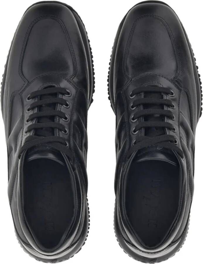 Hogan Low-Top Sneakers Flat Shoes Black in zwart