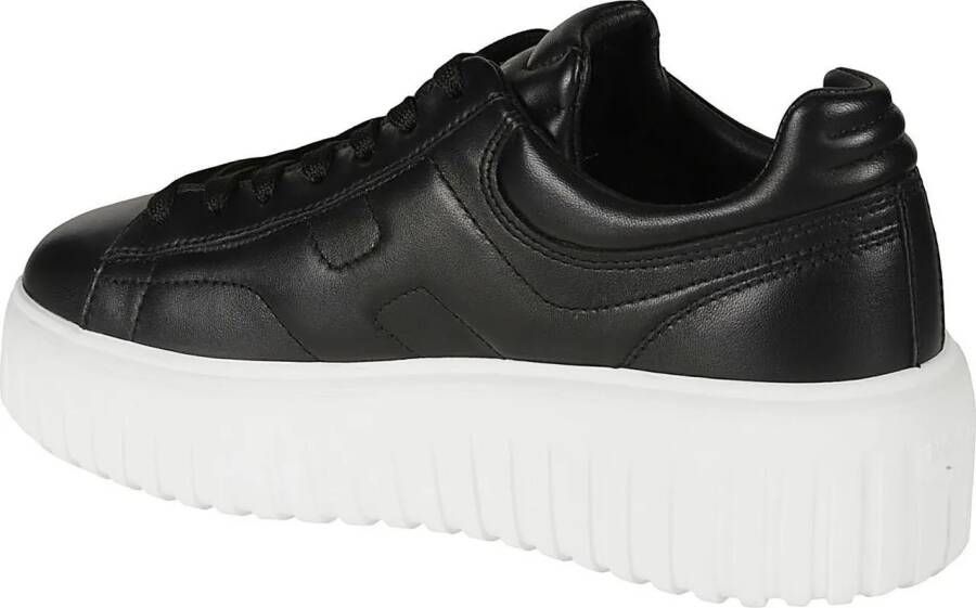 Hogan Low-Top Sneakers H-stripes Sneakers Black in zwart