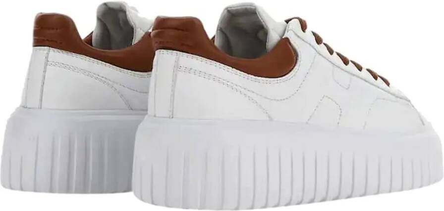 Hogan Low-Top Sneakers Sneaker H-Stripes wit in wit