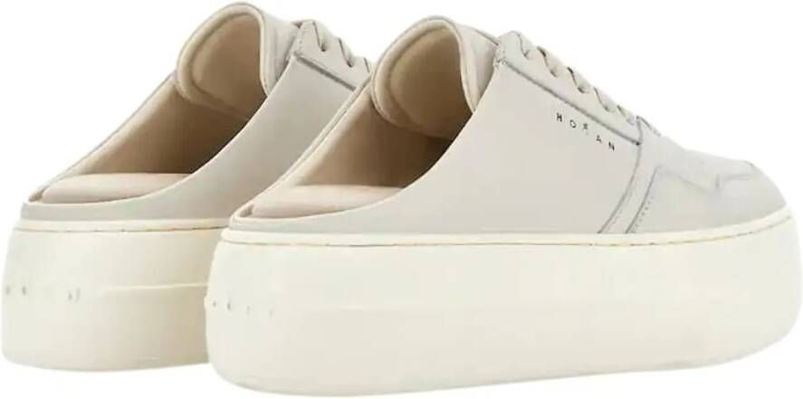 Hogan Low-Top Sneakers Yogurt in wit