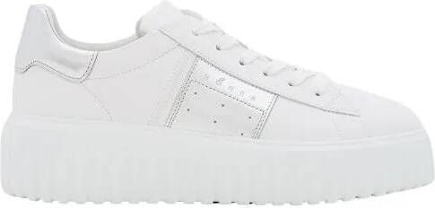 Hogan Lage-top sneaker H-Stripes Lace Up Sneakers in wit