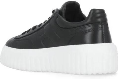 Hogan Lage-top sneaker H Stripes Sneakers in zwart