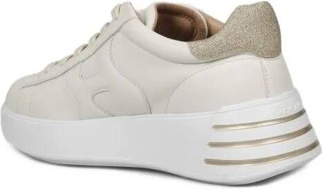 Hogan Lage-top sneaker Rebel H564 Nappa Leather Sneakers in wit