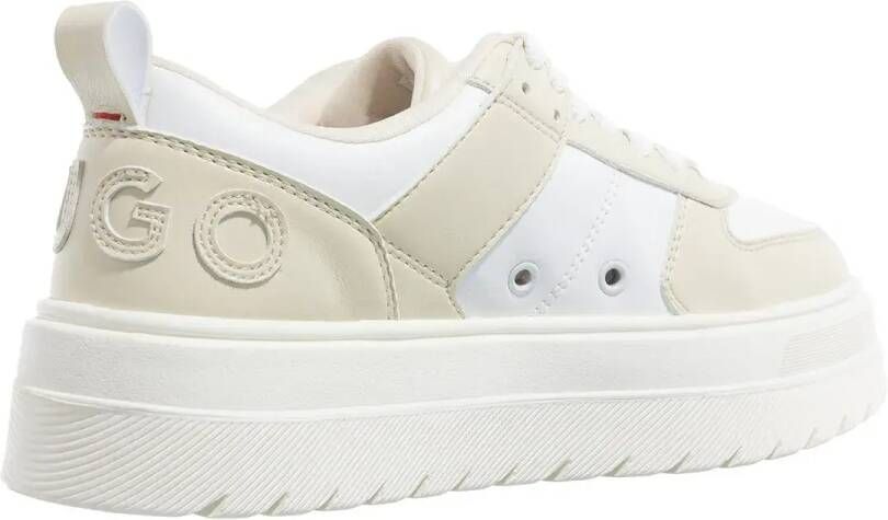 HUGO Low-Top Sneakers Lyssa Tenn pubsk in crème