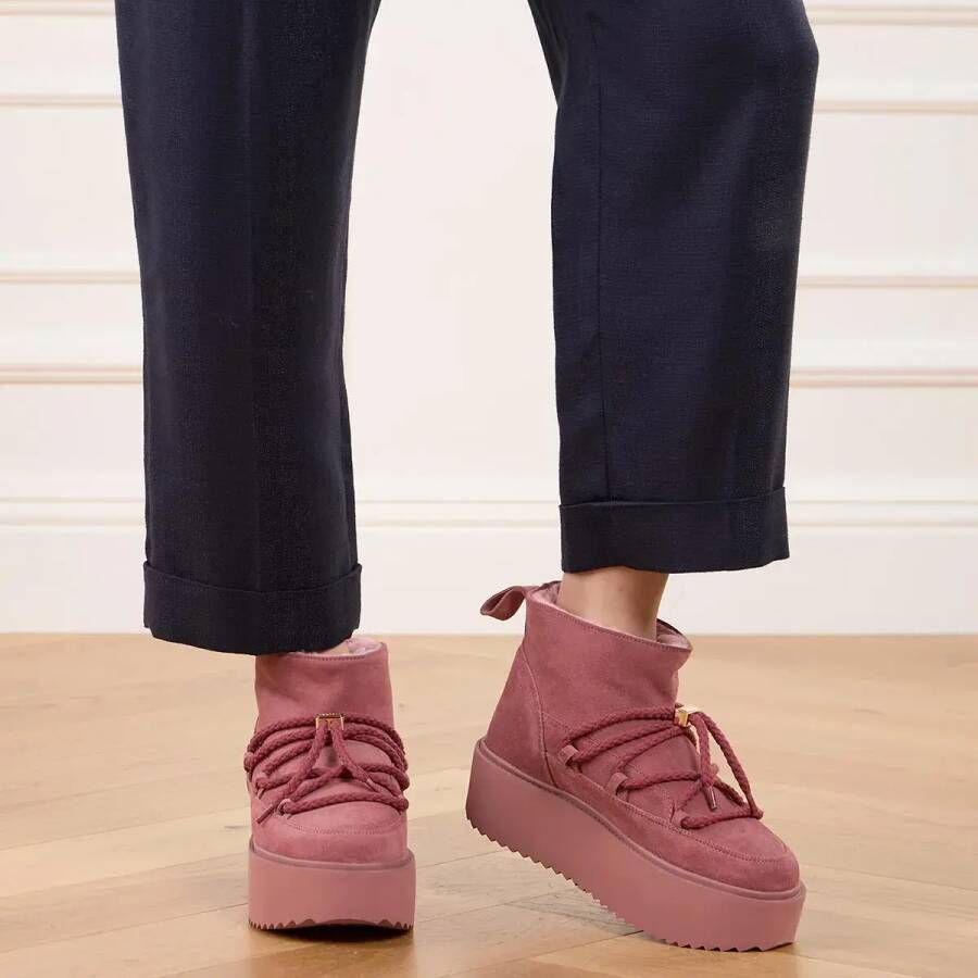 INUIKII Boots & laarzen Classic Low Platform in poeder roze