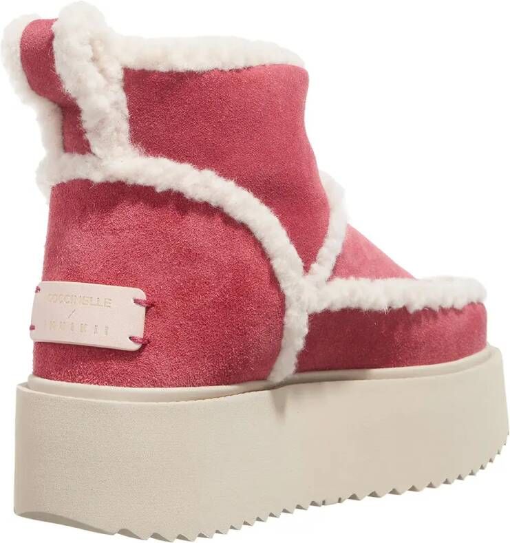 INUIKII Boots & laarzen Classic Low Shearling in poeder roze