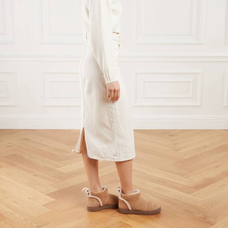 INUIKII Boots & laarzen Shearling Slipin in beige