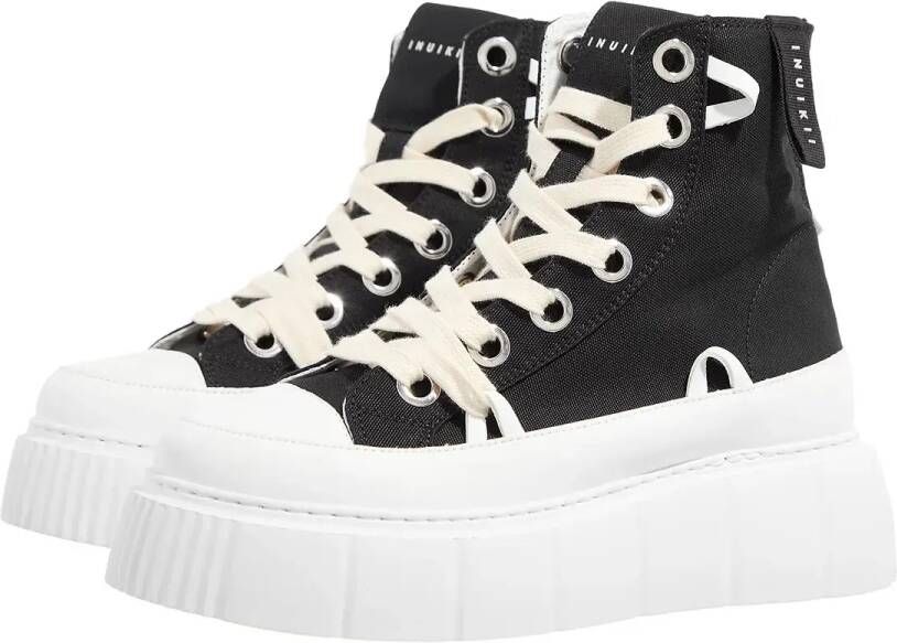 INUIKII High-Top Sneakers MATILDA CANVAS HIGH in zwart