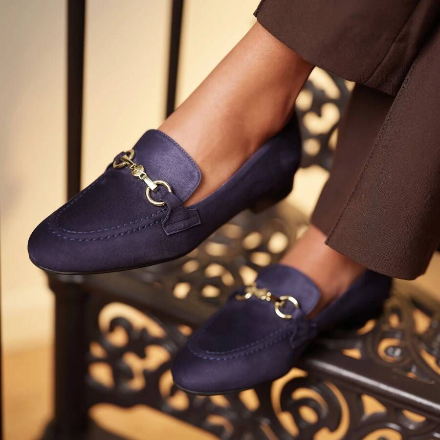 Isabel Bernard Loafers Vendôme damen Loafers Blau IB51100- in blauw