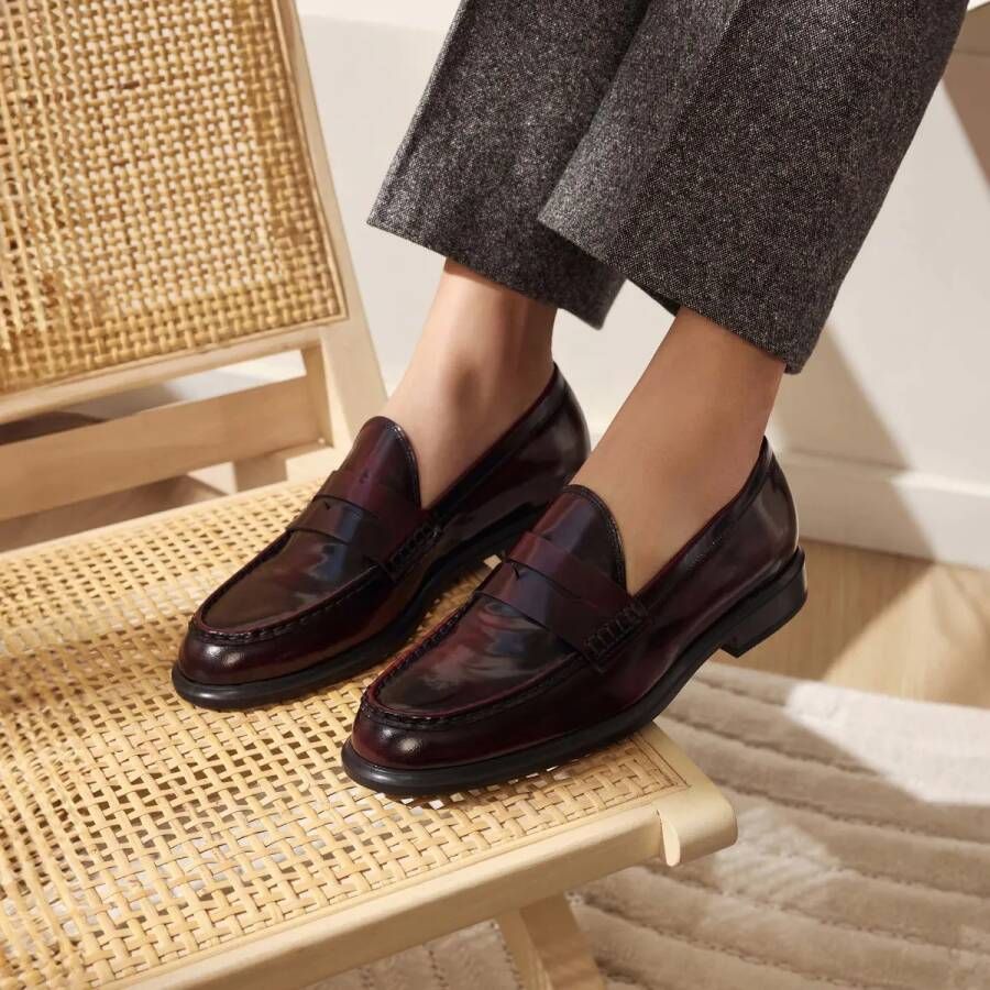 Isabel Bernard Low-Top Sneakers Vendôme Blandine Bordeaux Loafers in rood