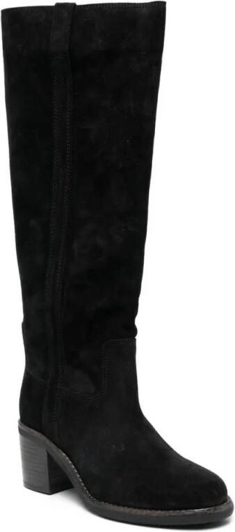 Isabel marant Boots 55Mm Knee-High Suede Boots in zwart