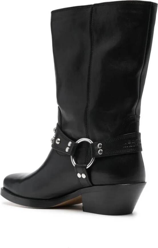 Isabel marant Boots Antya 45Mm Biker Boots in zwart