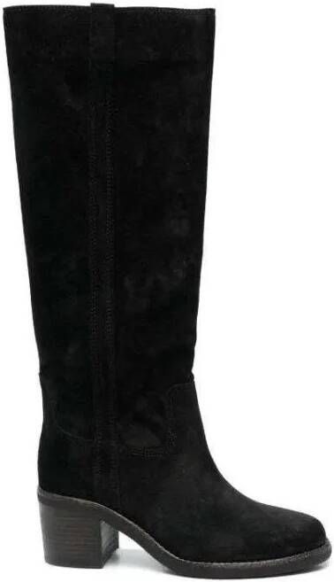 Isabel marant Boots 55Mm Knee-High Suede Boots in zwart