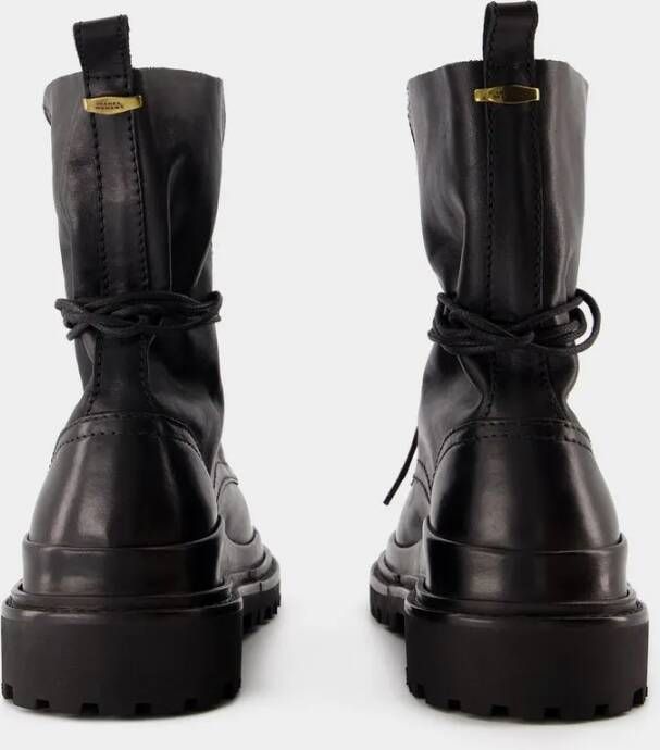 Isabel marant Boots & laarzen Ghiso Boots Leather Black in zwart