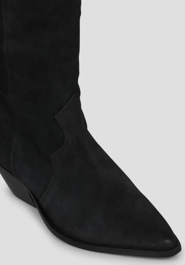 Isabel marant Boots Pointed Toe Suede Boots in zwart