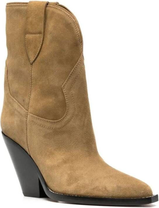 Isabel marant Boots Leyane High Ankle Boots in bruin