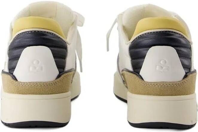 Isabel marant Sneakers Emree Sneakers Leather Yellow in geel