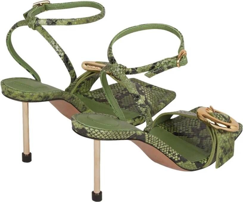 Jacquemus Sandalen Heeled Sandals The gift sandals in groen