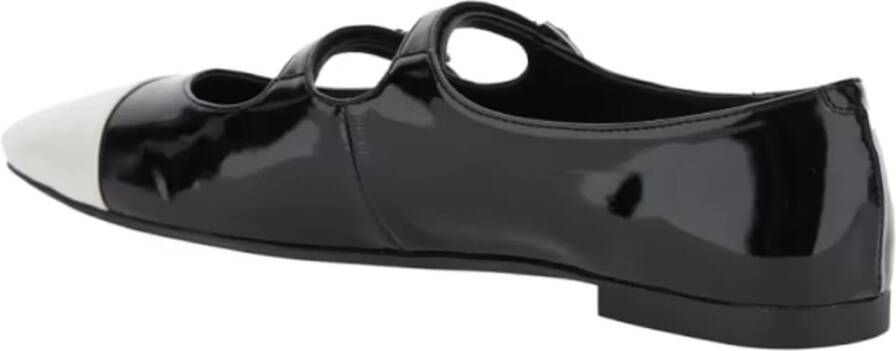 Jeffrey Campbell Ballerinas Flat Shoes Black in zwart