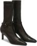 Jil Sander Boots Black Strappy Ankle Boot in zwart - Thumbnail 1