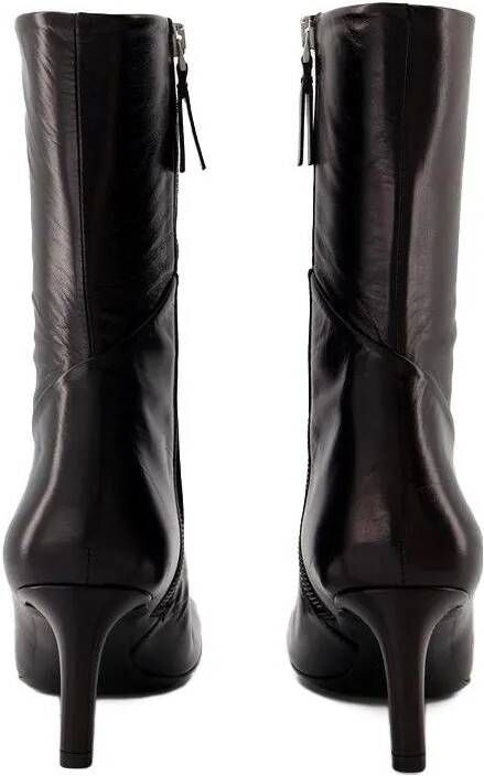 Jil Sander Boots & laarzen Ankle Boots Leather Black in zwart