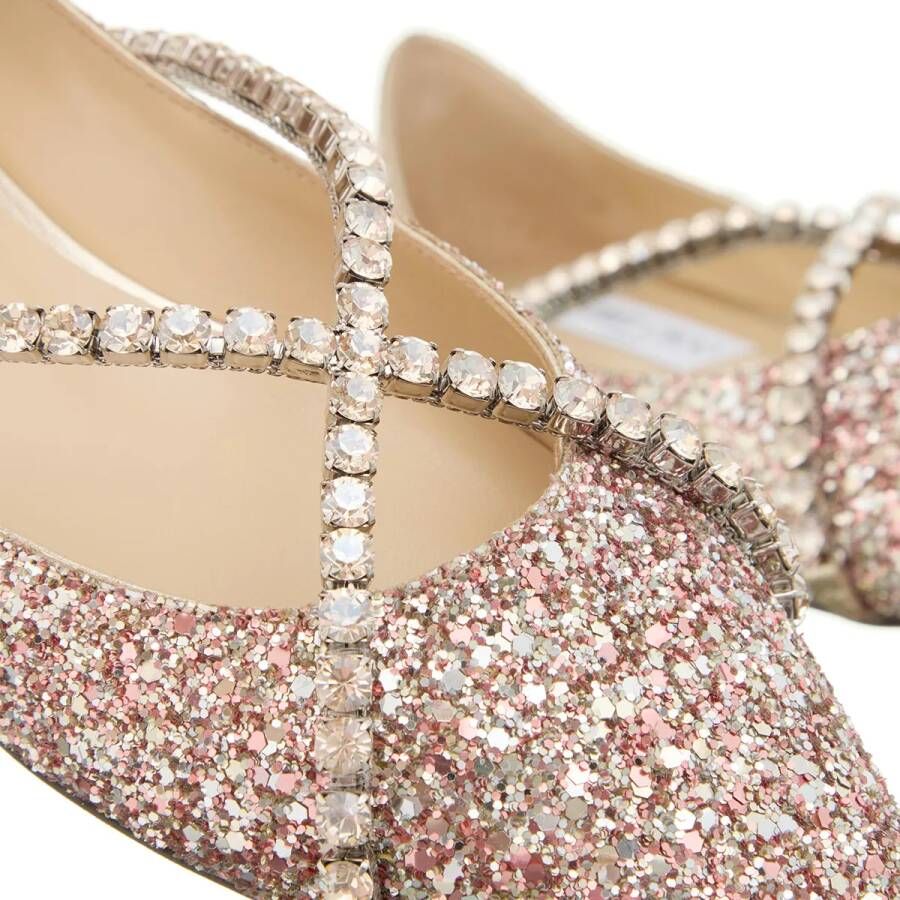 Jimmy Choo Loafers & ballerina schoenen Ballerinas Woman in poeder roze