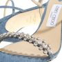 Jimmy Choo Sandalen Meira 85 Sandals in blauw - Thumbnail 1