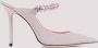 Jimmy Choo Slippers & Mules Bing 100 Mules in roze - Thumbnail 1