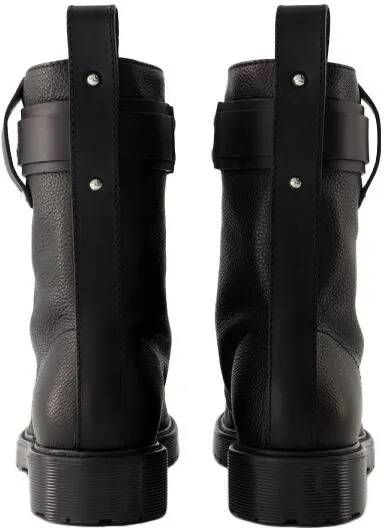 J.W.Anderson Boots & laarzen Punk Combat Boots Leather Black in zwart