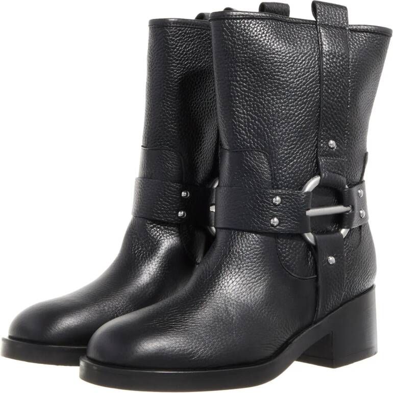 Karl Lagerfeld Boots Brooklyn Mid Leg Strap Boot in zwart