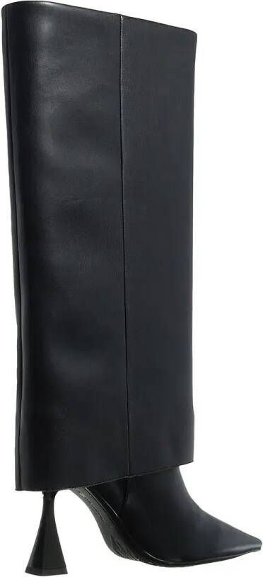 Karl Lagerfeld Boots & laarzen Debut Ii Fold Down Hi Leg Boot in zwart