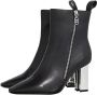 Karl Lagerfeld Boots & laarzen Kl Tower Midi Zip Boot in zwart - Thumbnail 1