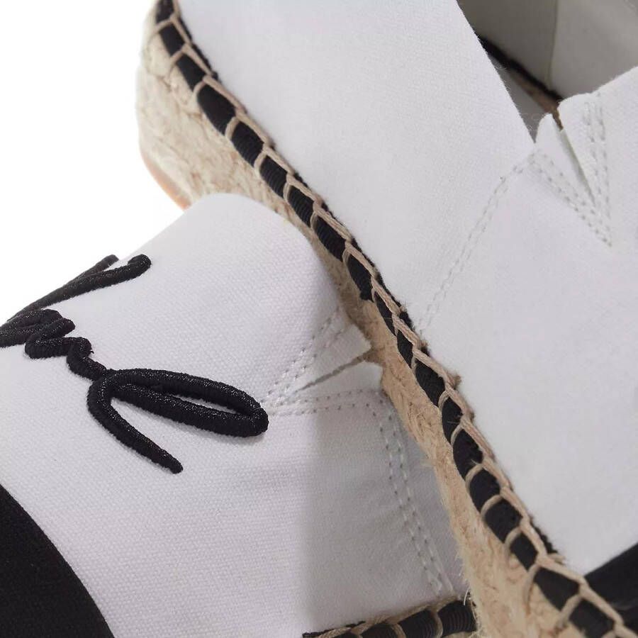 Karl Lagerfeld Espadrilles Kamini Duo Signature Slip in wit