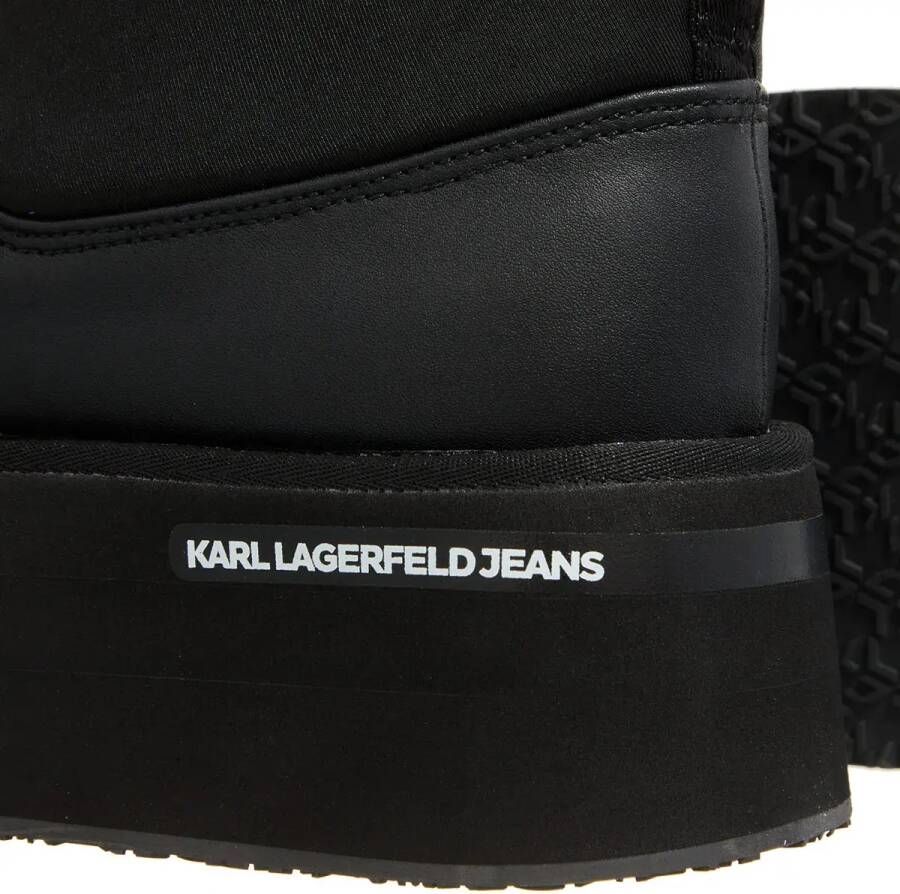 Karl Lagerfeld Jeans Winterlaarzen KLJ Wedge Puffa Boot in zwart