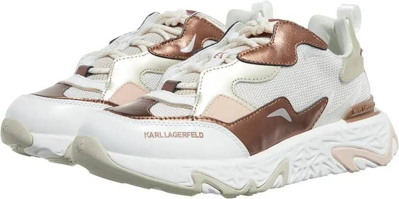 Karl Lagerfeld Low-Top Sneakers Blaze Strike Lthr Metallik in roségoud