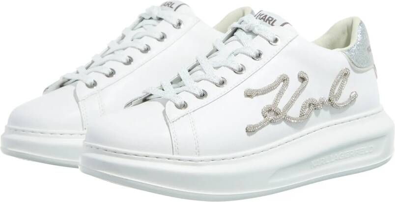 Karl Lagerfeld Low-Top Sneakers Kapri Signia Rhinestone Lo in wit